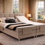Elektrische boxspringcombinatie M-Ray, Dubai, Beige